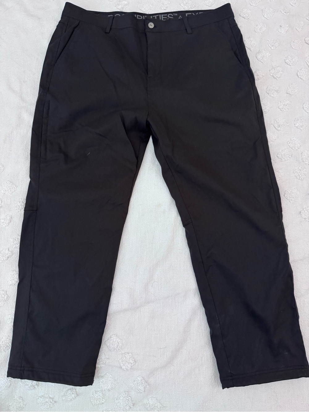 Gerry Men's Fleece Lined Pants , Black SZ 40x30